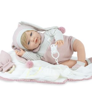 MUÑECA BEBÉ ARTICULADA 42 CM. SWEET BABY PINK