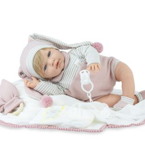 MUÑECA BEBÉ ARTICULADA 42 CM. SWEET BABY PINK