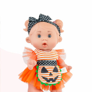 MUÑECA NENOTE HALLOWEEN 26 CM. CALABAZA